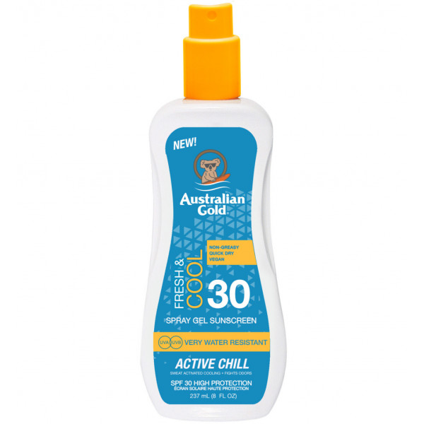 Fresh & cool Spray gel sunscreen - Australian Gold Protection solaire 237 ml