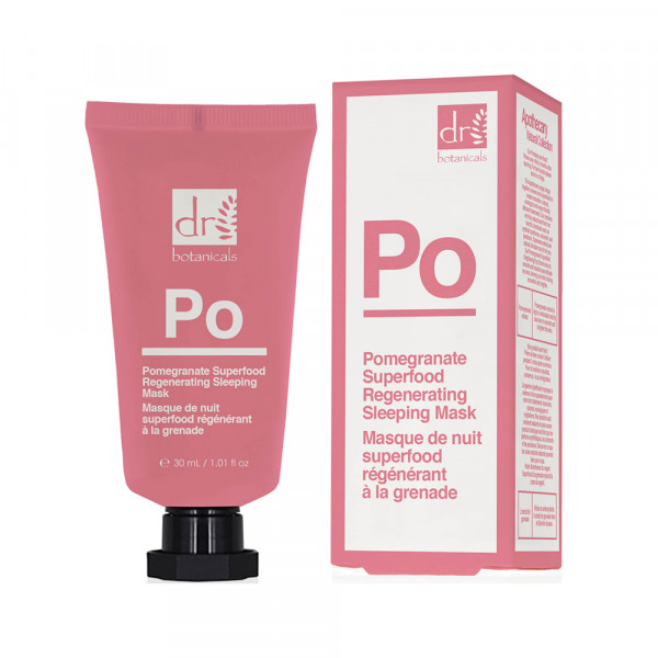 Po Masque de nuit superfood régénérant à la grenade - Dr. Botanicals Masque 30 ml