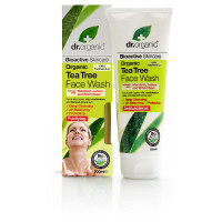 Bioactive skincare organic tea tree face wash