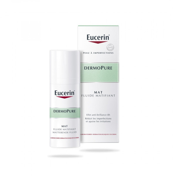 Dermopure Mat fluide matifiant - Eucerin Huile, lotion et crème corps 50 ml