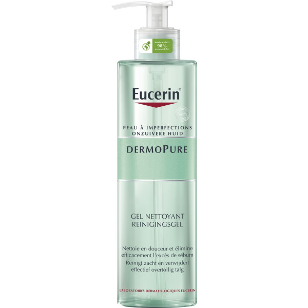 DermoPure Gel nettoyant - Eucerin Nettoyant - Démaquillant 400 ml