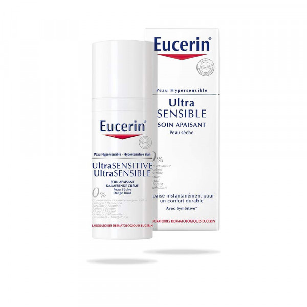 Ultra Sensitive Soin apaisant - Eucerin Huile, lotion et crème corps 50 ml