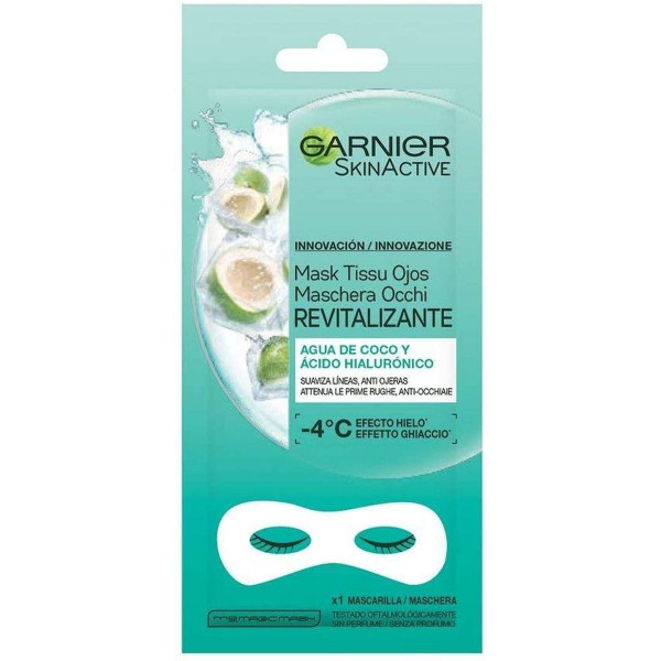 SkinActive Mask Tissu Revitalizante - Garnier Contour des yeux 2 pcs