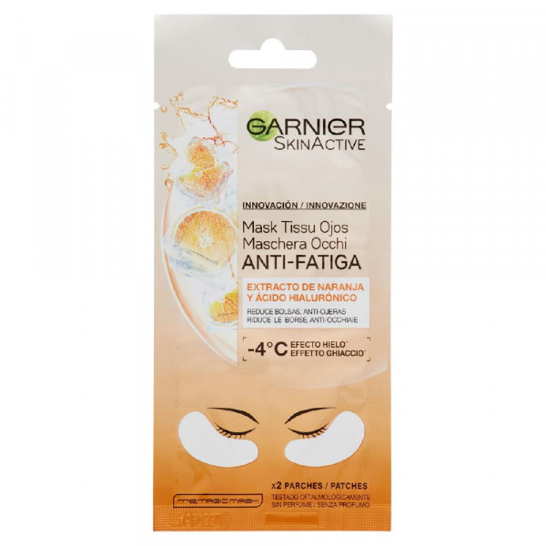 SkinActive Mask Tissu Anti-Fatiga - Garnier Contour des yeux 2 pcs