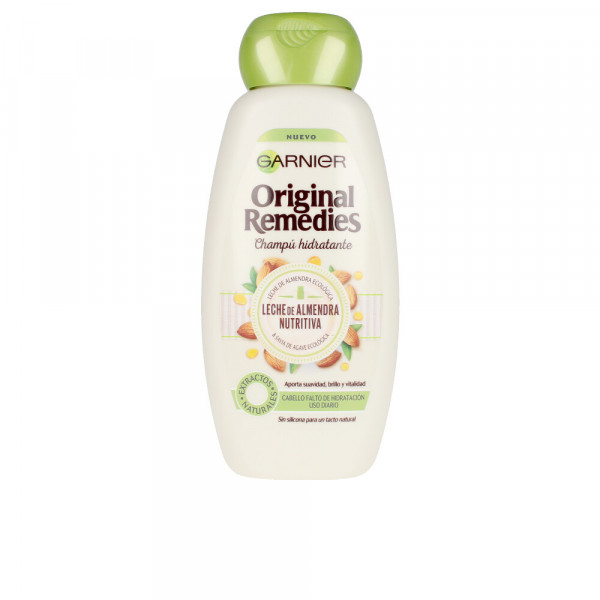 Original Remedies Leche de Almendra nutritiva Champú hidratante - Garnier Shampoing 300 ml