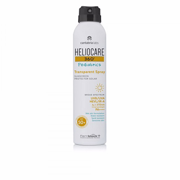 Pediatrics Transparent Spray - Heliocare Protection solaire 200 ml