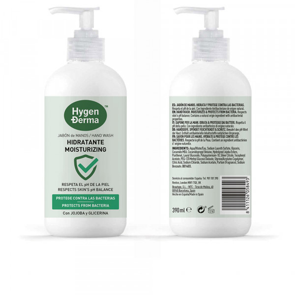 Hydratant Nourrissant Savon Pour Les Mains - HygenDerma Soin des mains 390 ml