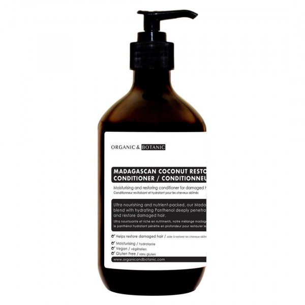 Madagascan Coconut Restoring Conditonneur - Organic & Botanic Après-shampoing 500 ml