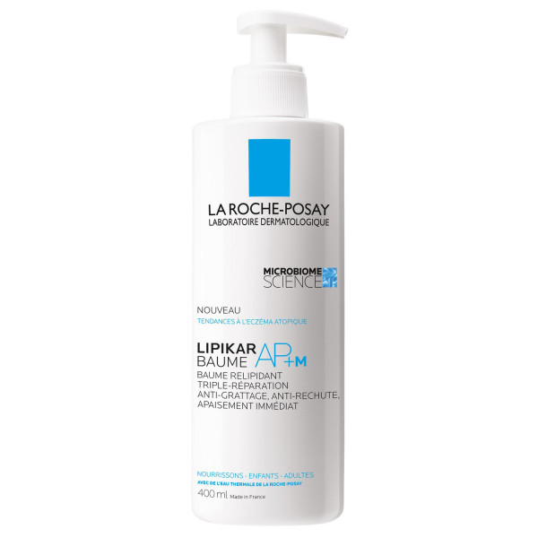 Lipikar Baume AP+ Baume relipidant La Roche Posay Huile lotion et crème corps