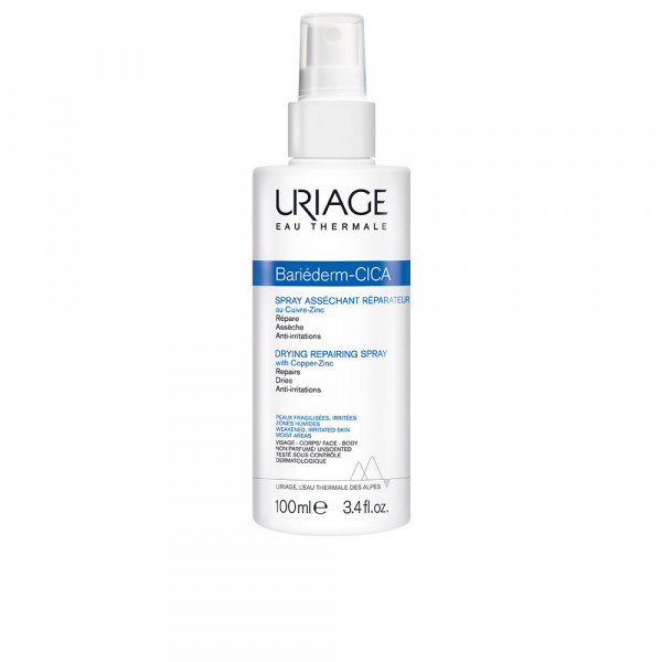Bariéderm Cica-spray Asséchant réparateur - Uriage Huile, lotion et crème corps 100 ml