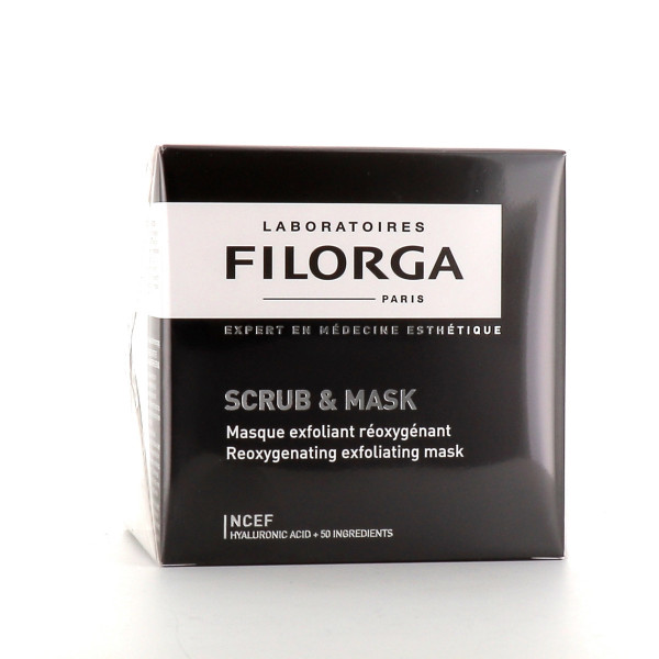 Scrub & mask Masque exfoliant réoxygénant - Laboratoires Filorga Masque 55 ml