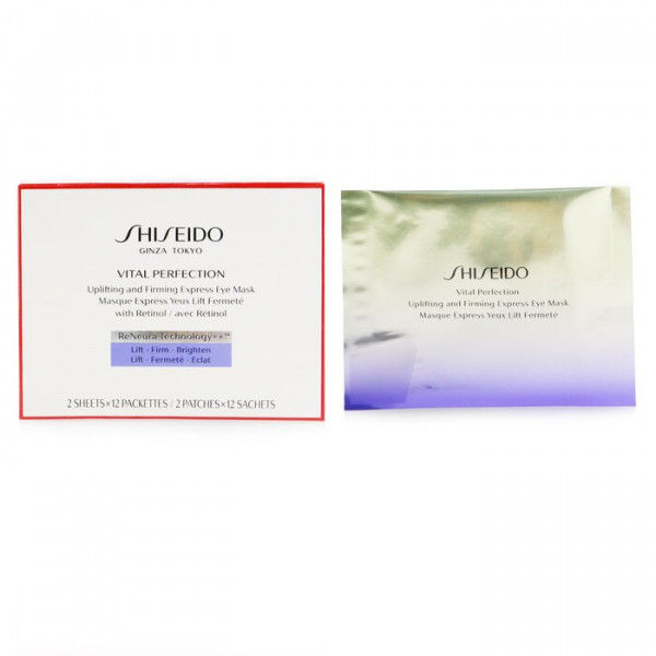 Vital perfection Masque express yeux lift fermeté - Shiseido Masque 12 pcs