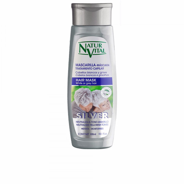 Hair Mask White or grey hair silver - Naturaleza Y Vida Masque cheveux 300 ml