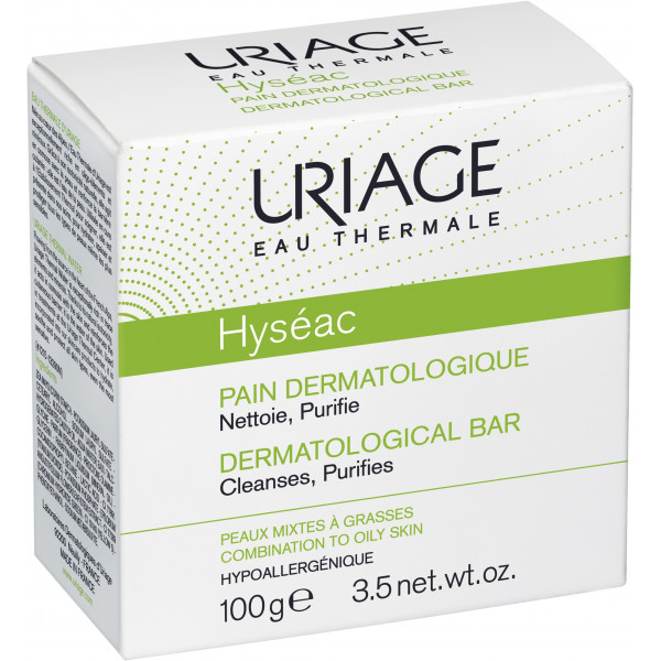 Hyséac Pain dermatologique - Uriage Nettoyant - Démaquillant 100 g