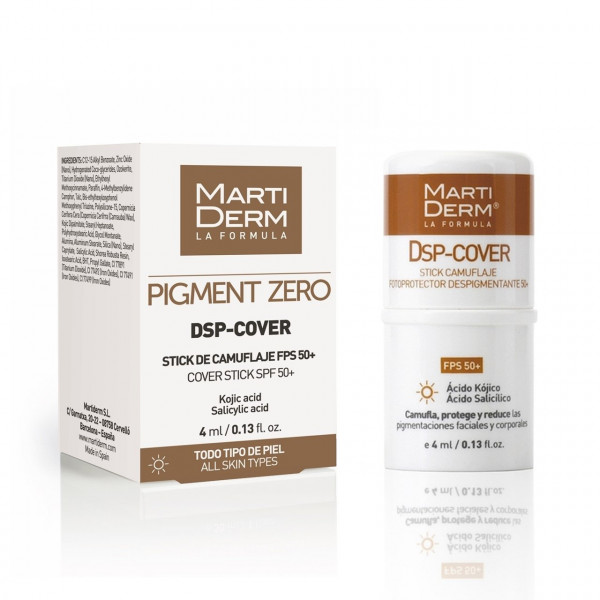 Pigment zero dsp-cover stick - Martiderm Protection solaire 4 ml