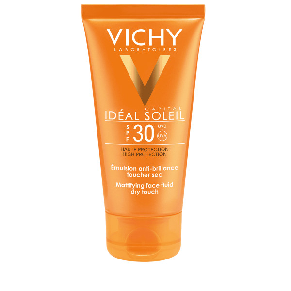 Capital idéal soleil Émulsion anti-brillance toucher sec - Vichy Protection solaire 50 ml