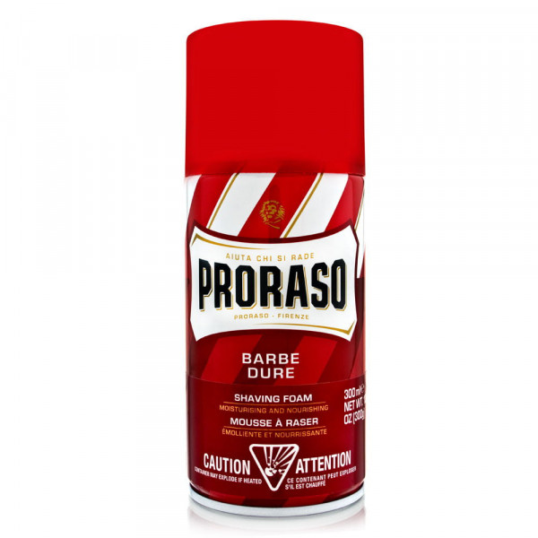 Barbe dure Mousse à raser - Proraso Rasage et soin barbe 300 ml