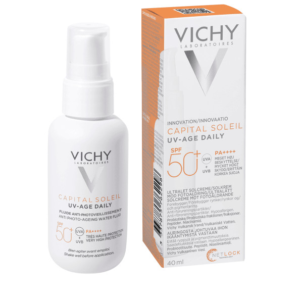 Capital Soleil UV-Age Daily - Vichy Soin Anti-âge et anti-rides 40 ml