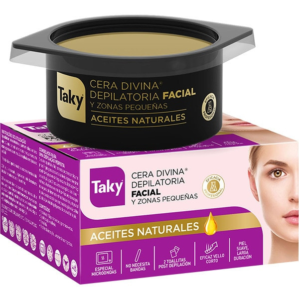 Cera Divina Depilatoria Facial Aceites Naturales - Taky Soin dépilatoire 100 ml