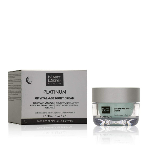 Platinum GF Vital-Age Night Cream - Martiderm Soin hydratant et nourrissant 50 ml