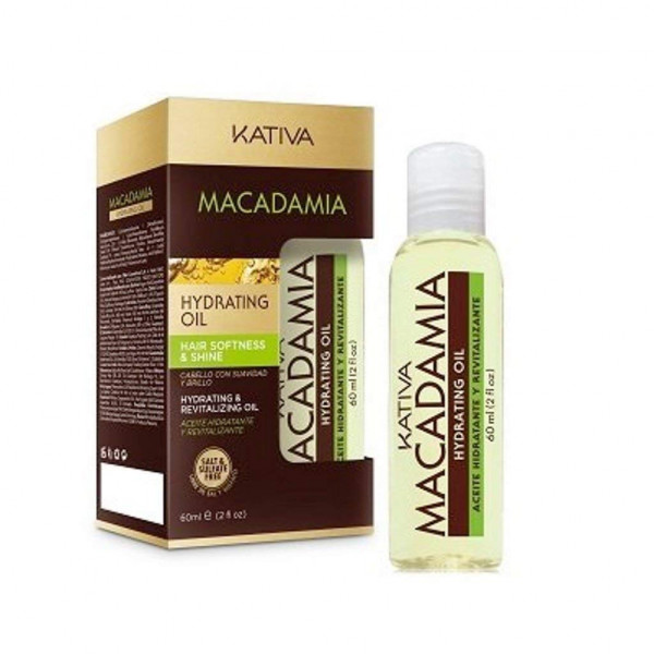 Macadamia Hydrating Oil - Kativa Soins capillaires 60 ml