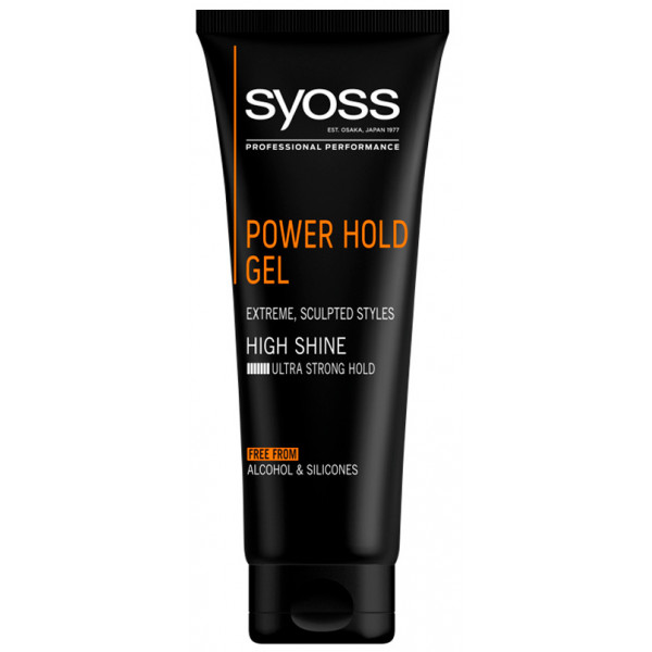 Power Hold Gel High Shine - Syoss Soins capillaires 250 ml