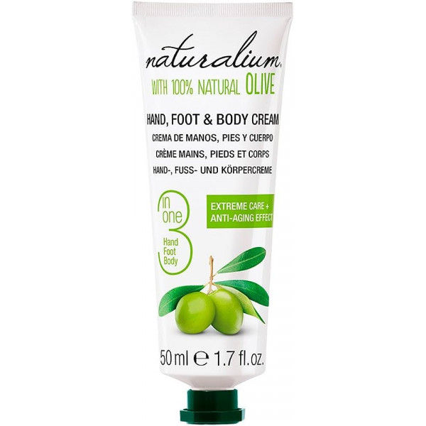 Olive crème mains, pieds et corps - Naturalium Hydratant et nourrissant 50 ml