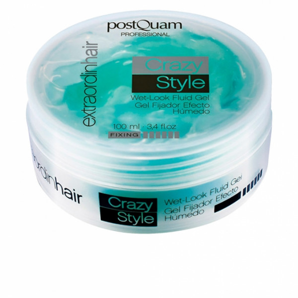 Extraordinhair Crazy Style Wet-Look Fluid Gel - Postquam Soins capillaires 100 ml