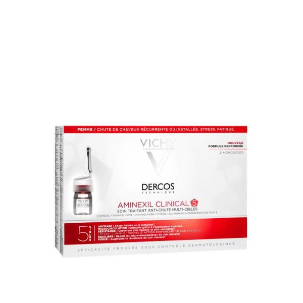 Dercos Technique Aminexil Clinical 5 - Vichy Soins capillaires 126 ml