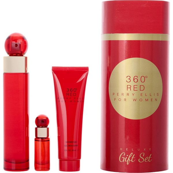 Perry Ellis 360 Red - Perry Ellis Coffret Cadeau 107,5 ml