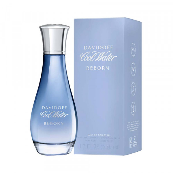Cool water reborn pour femme - davidoff eau de toilette spray 50 ml
