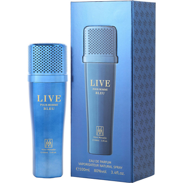 Live bleu pour homme - víctor manuelle eau de parfum spray 100 ml