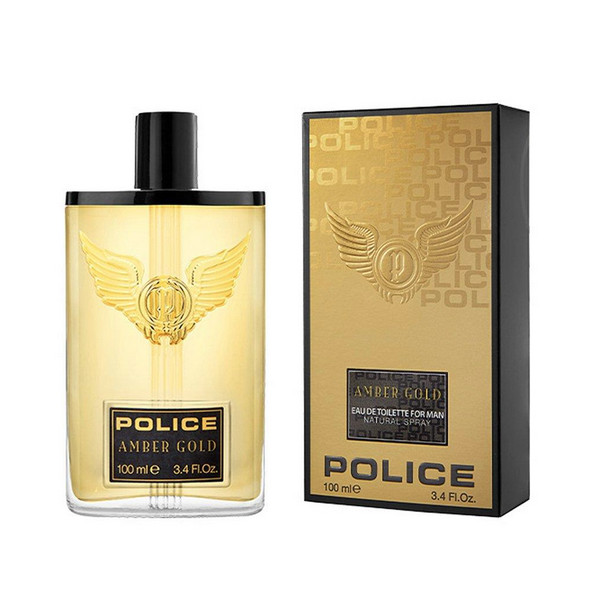 Amber Gold Police Eau De Toilette Spray - vue 2