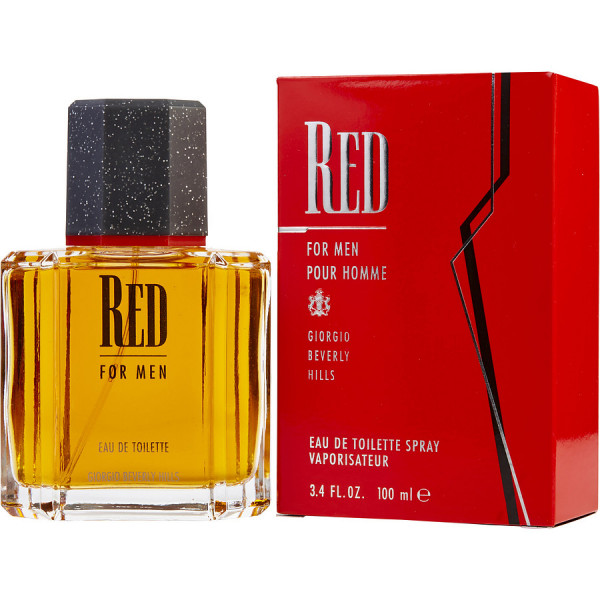 Red pour homme - giorgio beverly hills eau de toilette spray 100 ml