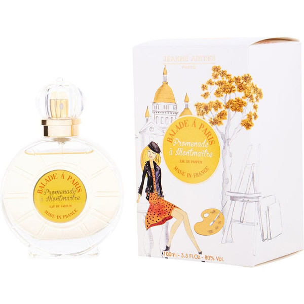 Jeanne Arthes Balade á Paris Promenade a Montmartre Eau de Parfum pour femme 100 ml - vue 3
