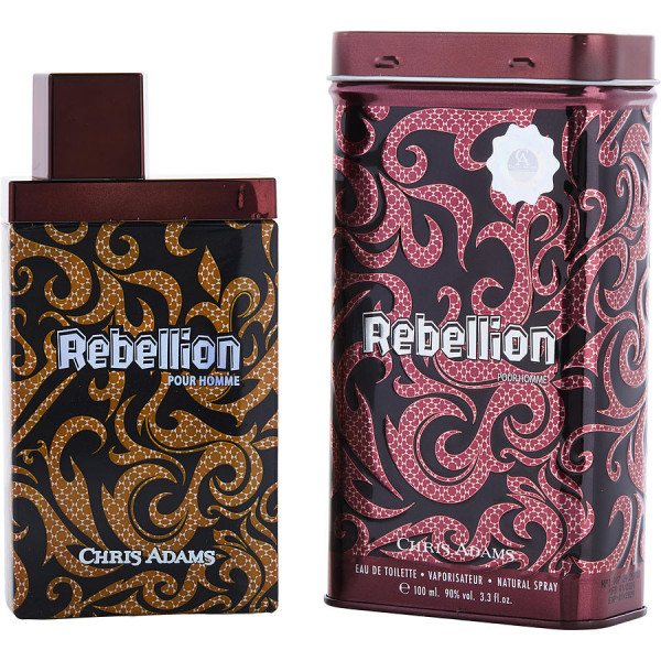 Rebellion pour homme - chris adams eau de toilette spray 100 ml