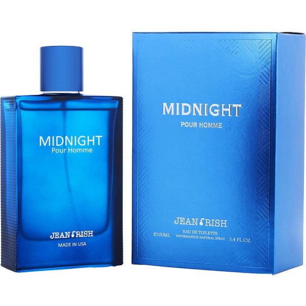 Midnight pour homme - jean rish eau de toilette spray 100 ml