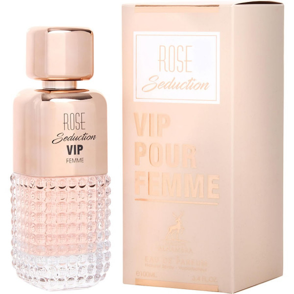 Rose seduction vip pour femme - maison alhambra eau de parfum spray 100 ml