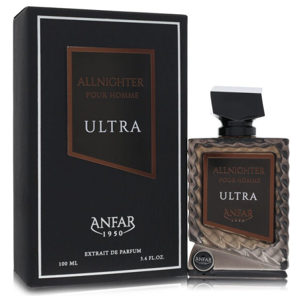 Allnighter ultra pour homme - anfar extrait de parfum spray 100 ml