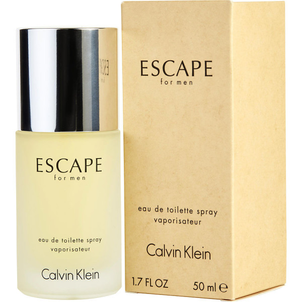 Escape pour homme - calvin klein eau de toilette spray 50 ml